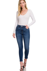 High Waist Skinny Stretch Jeans (Final Sale)