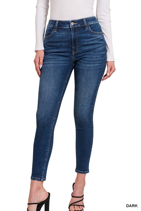 High Waist Skinny Stretch Jeans (Final Sale)