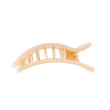 Teleties | Flat Rectangle Hair Clip | Medium | Almond Beige
