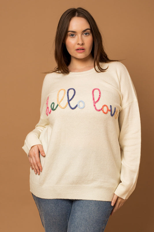Hello Love Pullover Sweater