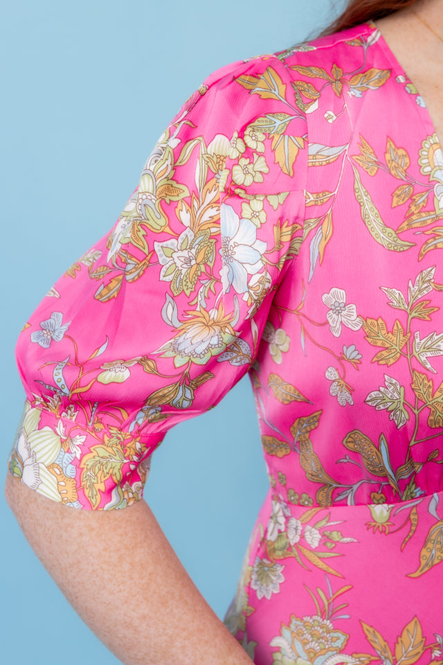 The Kenzlee Floral Midi Dress