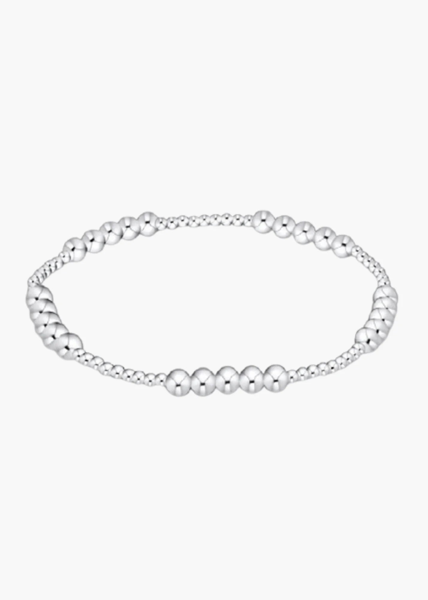 Enewton | Classic Blissful Pattern 2mm Bead Bracelet - 4mm Sterling