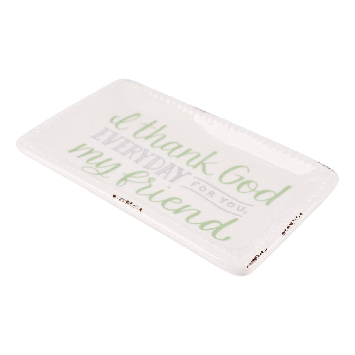 Glory Haus | Thank God For You Friend Trinket Tray