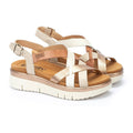 Pikolinos | Palma Sandal with Buckle - Marfil