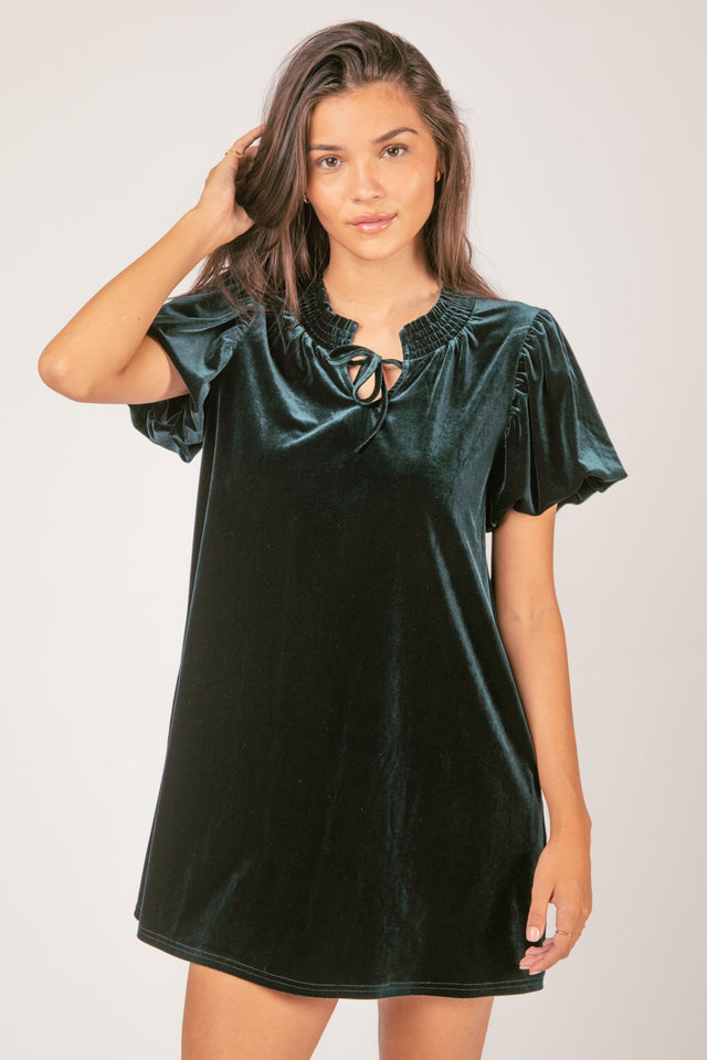 Velvet Dreams Mini Dress (Final Sale)