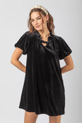 Velvet Dreams Mini Dress (Final Sale)