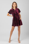 Velvet Dreams Mini Dress (Final Sale)