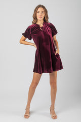 Velvet Dreams Mini Dress (Final Sale)