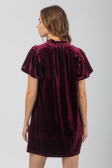 Velvet Dreams Mini Dress (Final Sale)