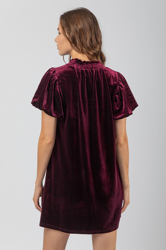 Velvet Dreams Mini Dress