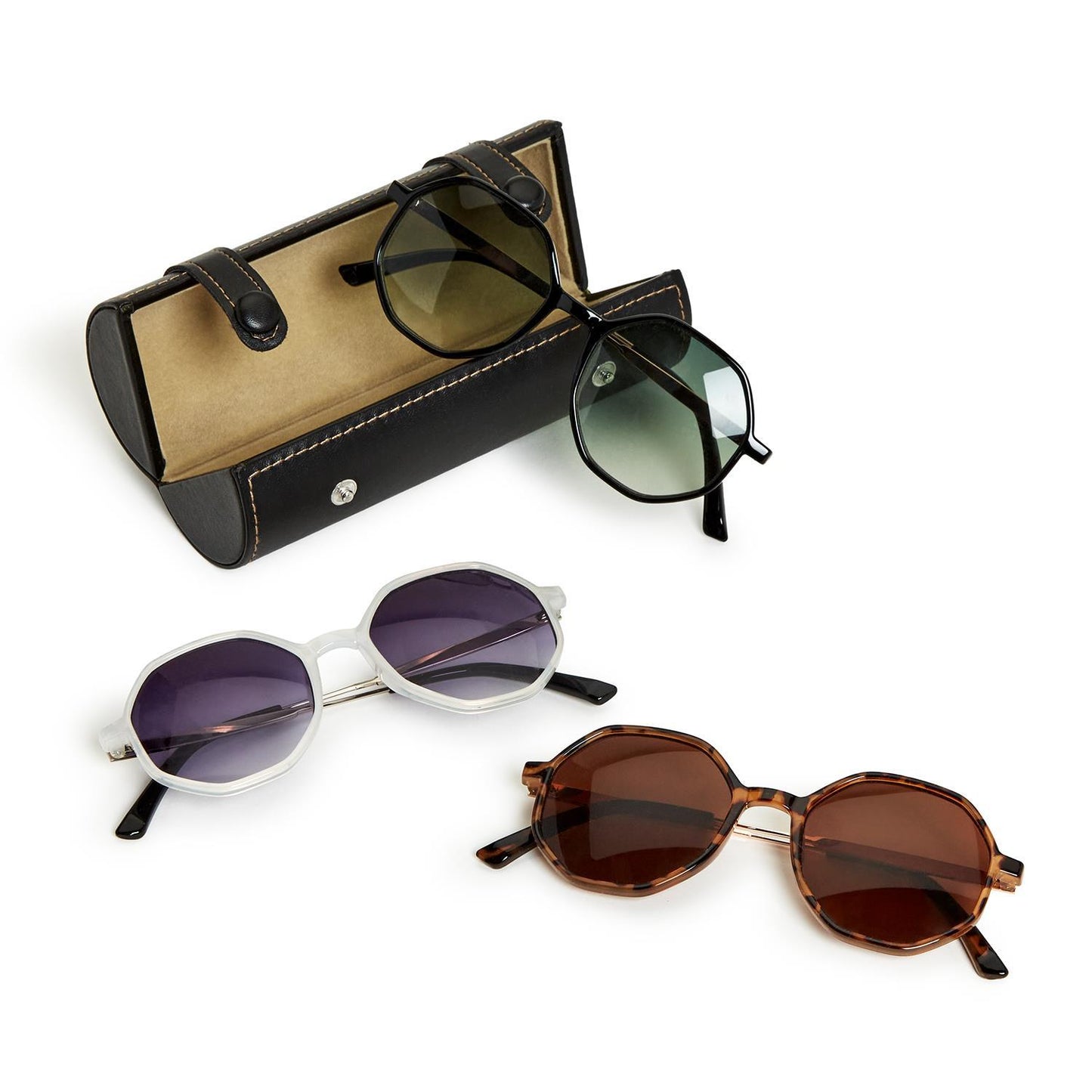 Octagon Shaped Sunglasses