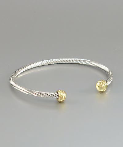 Madison's Exclusive | Thin Cable Cuff