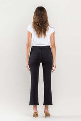 Lovervet | High Rise Crop Flare Jeans