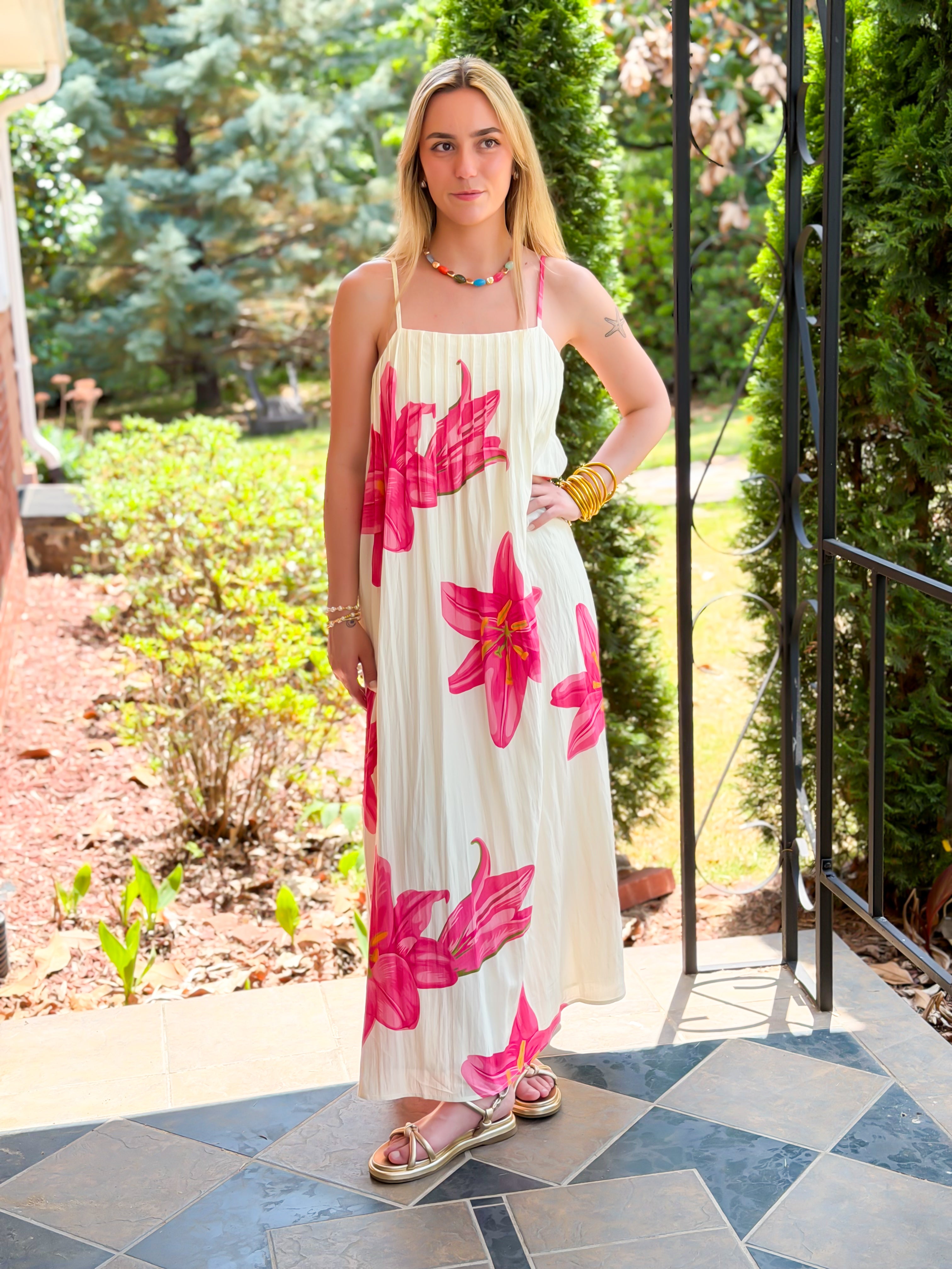 Lily Anne Garden Maxi Dress