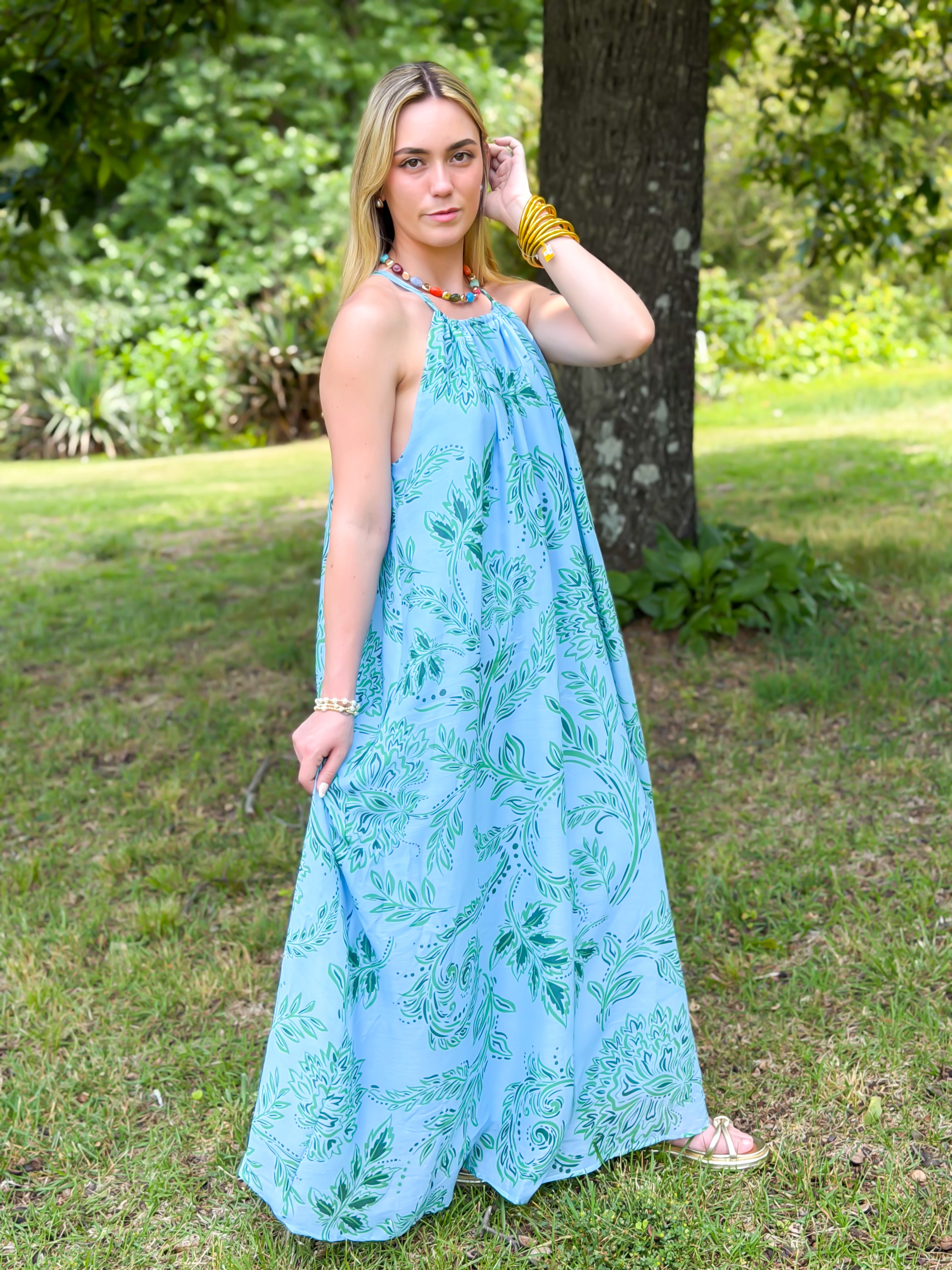 Piper Bluebell Maxi Dress
