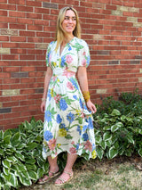 Meadow Bloom Midi Dress