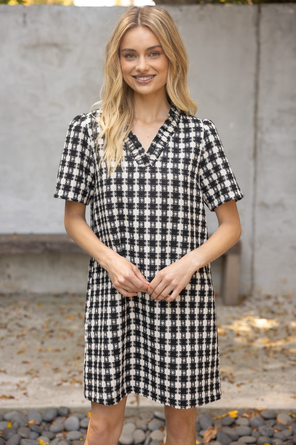 The Plaid Mini Dress