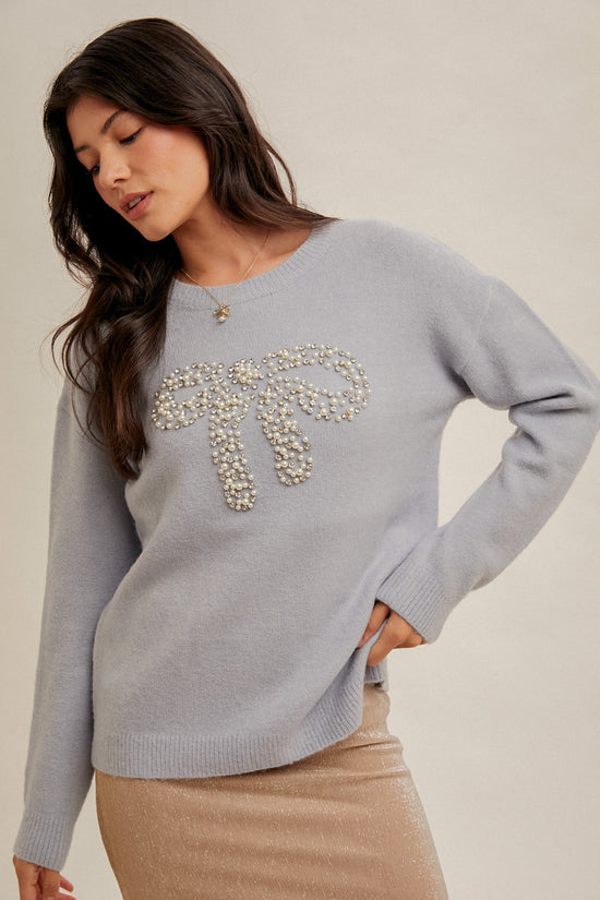 Bows & Pearls Sweater