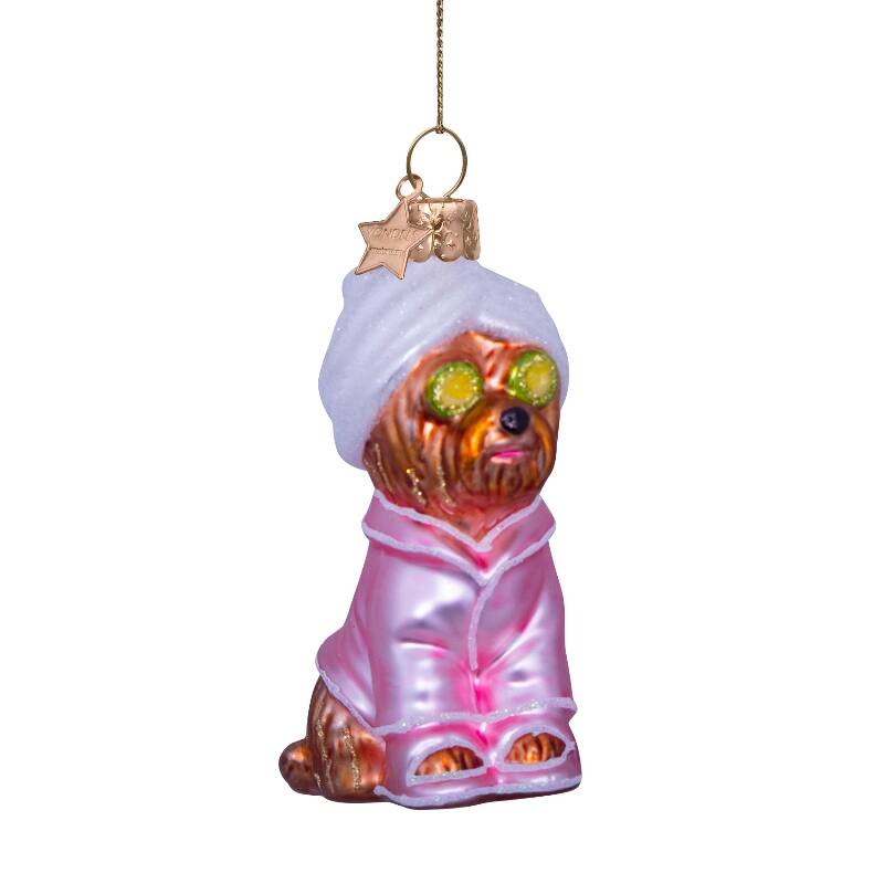 Vondels | Glass Ornament - Selfcare Dog