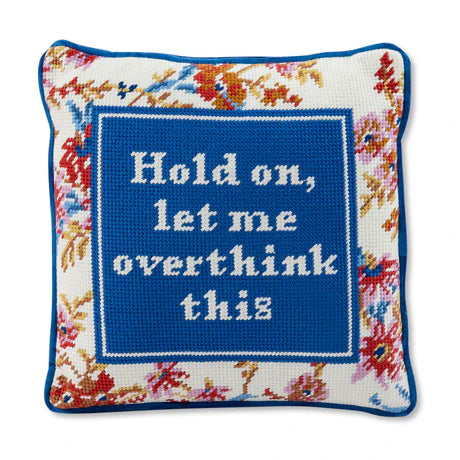 Furbish | Overthink Needlepoint Pillow