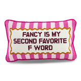 Furbish | Fancy Needlepoint Pillow