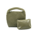 BC Handbags | Woven Mini Hobo Bag