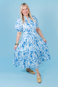 The Avery Floral Midi Dress