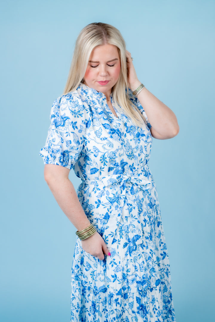The Avery Floral Midi Dress