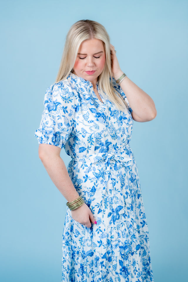 The Avery Floral Midi Dress