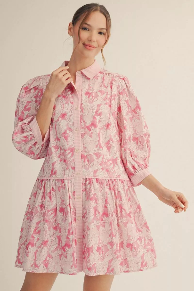The Petal & Pearl Floral Dress