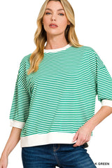 Hallie Stripe Lounge Top