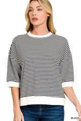 Hallie Stripe Lounge Top