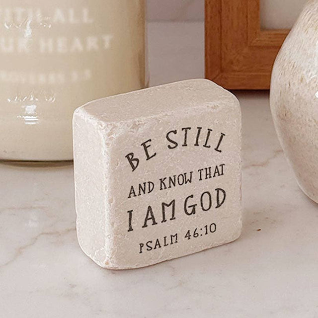 Twelve Stone Art - 555N | Psalm 46:10 - Small