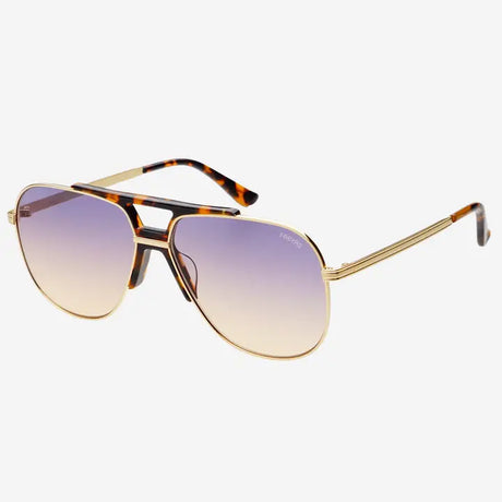 Freyrs | Logan Acetate Aviator Unisex Sunglasses - Sunrise