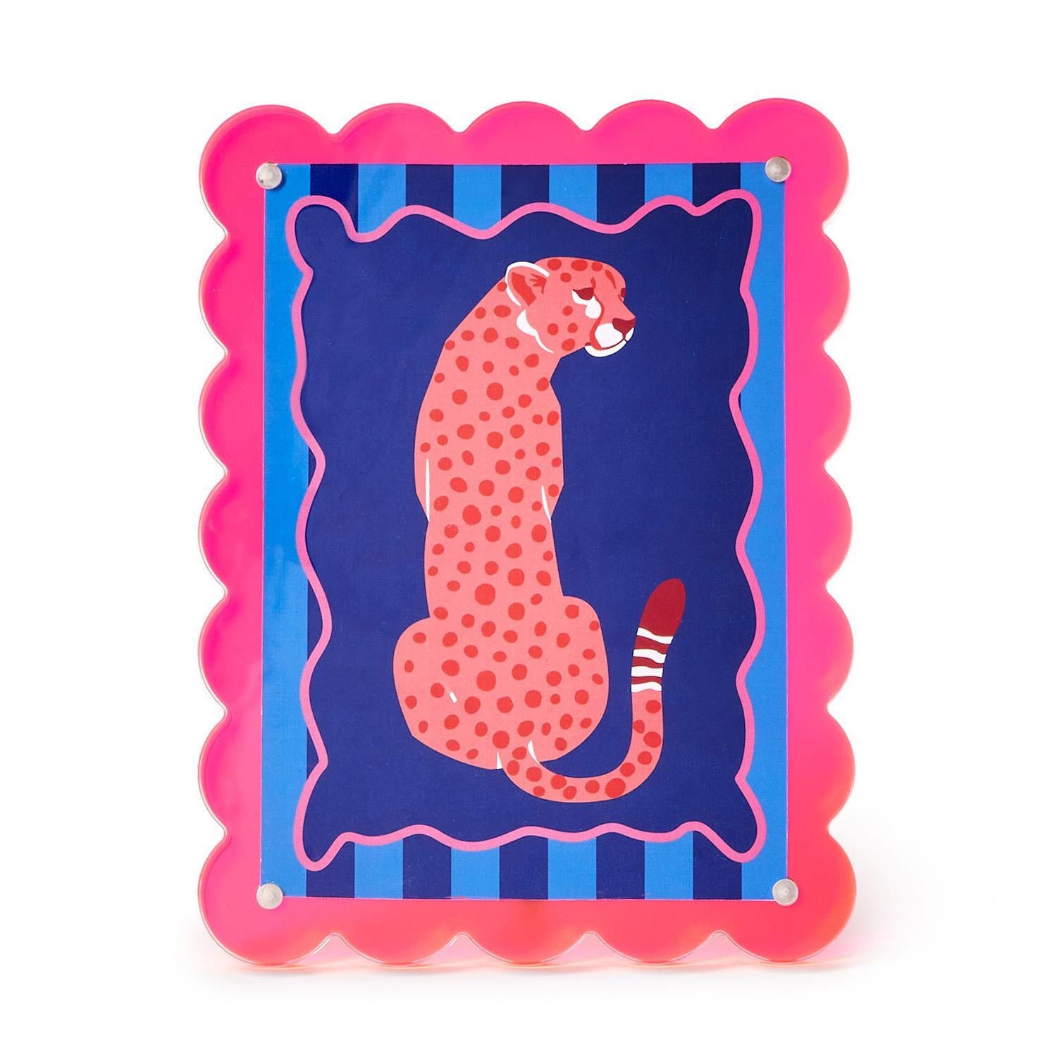 Color Pop 5x7 Scalloped Edge Acrylic Photo Frame