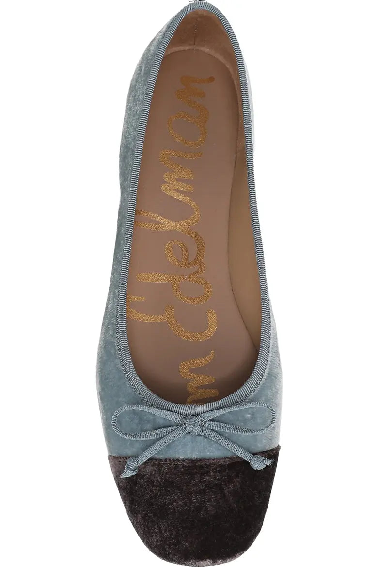 Sam Edelman | Alie 2 Ballet Flat in Azure Blue Suede