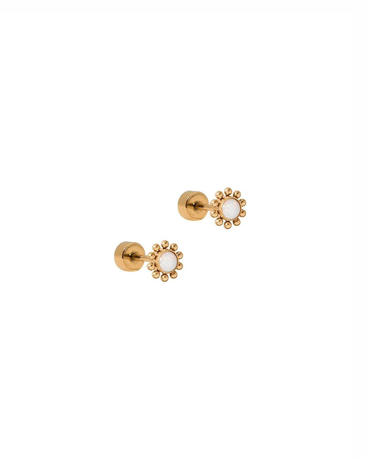 LINNY CO | Screwback Stud Earrings - Serena Opal