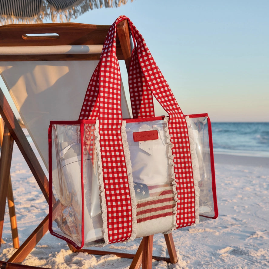 Case-Mate | Cherry Gingham Jelly Tote Bag