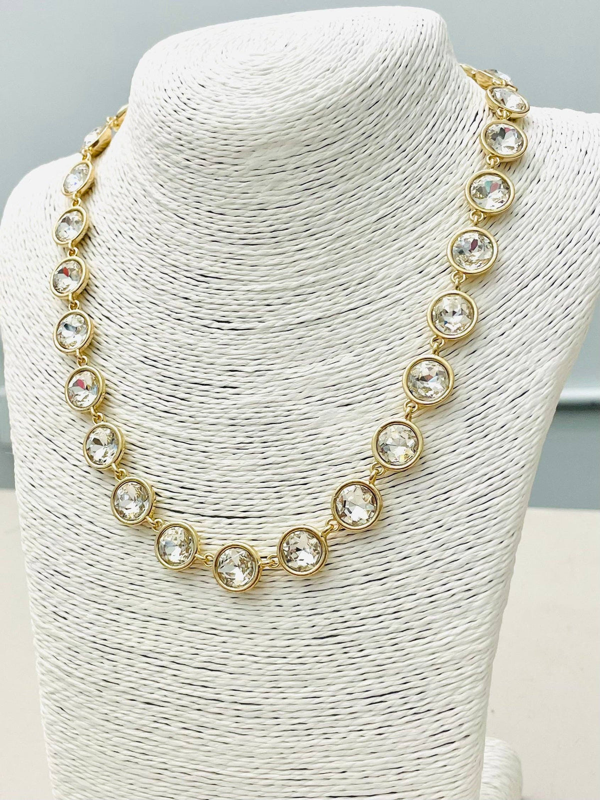 Two Forty Two | CHIC | Layering Rhinestone Necklace - Clear
