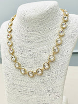 Two Forty Two | CHIC | Layering Rhinestone Necklace - Clear