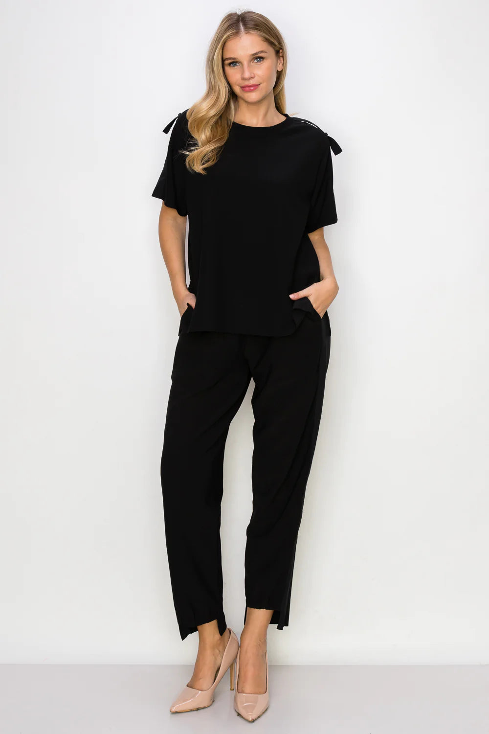 Katie Crepe Knit Pant