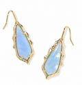 Kendra Scott | Adriana Scallop Frame Gold Drop Earrings