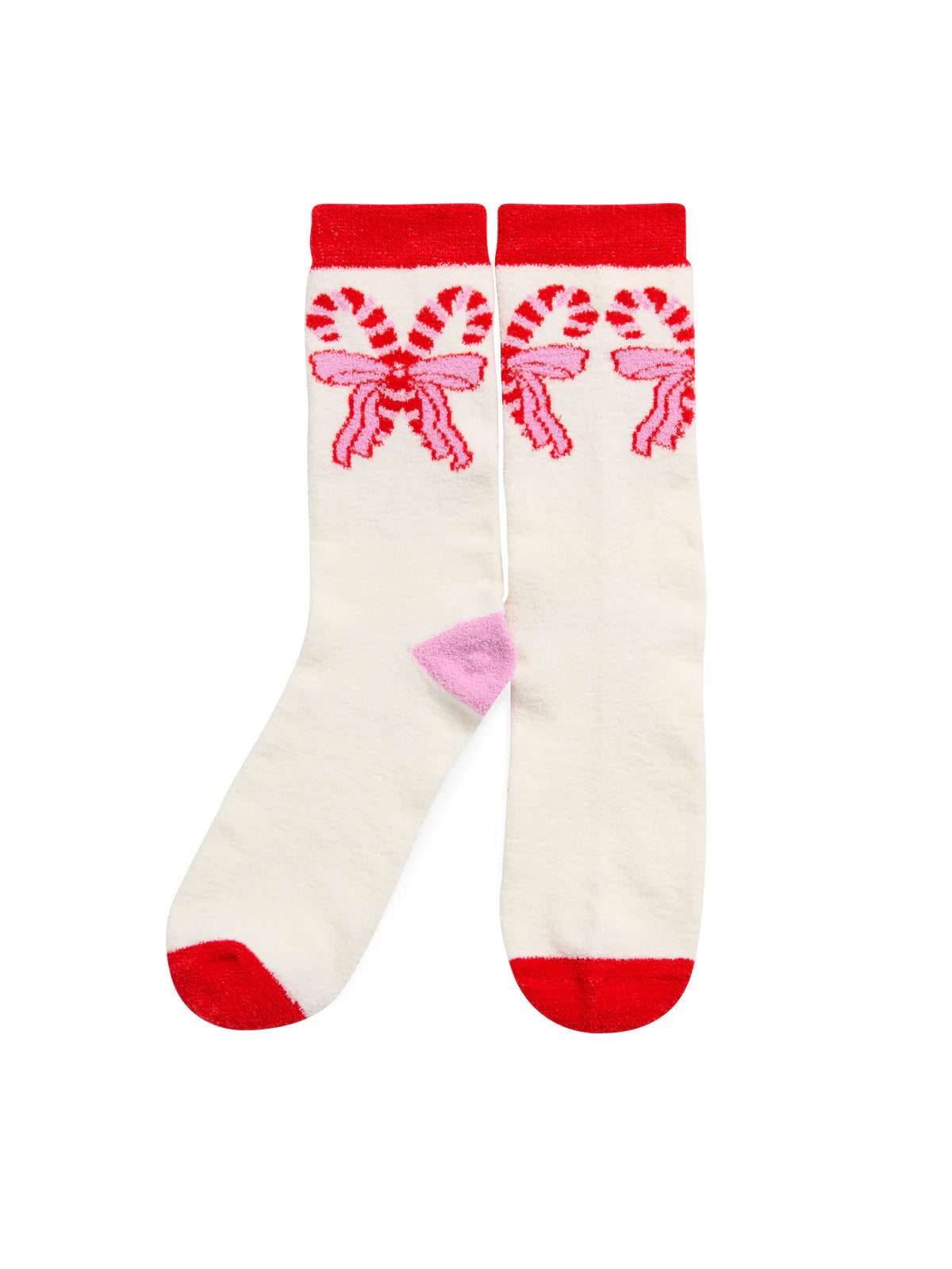 Shiraleah | Candy Cane Bow Socks