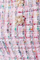 Penelope Pink Tweed Mini Dress