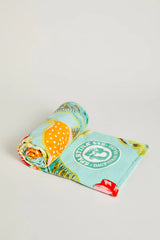 Spartina | Beach Towel Queenie Tropical Floral Sea Foam