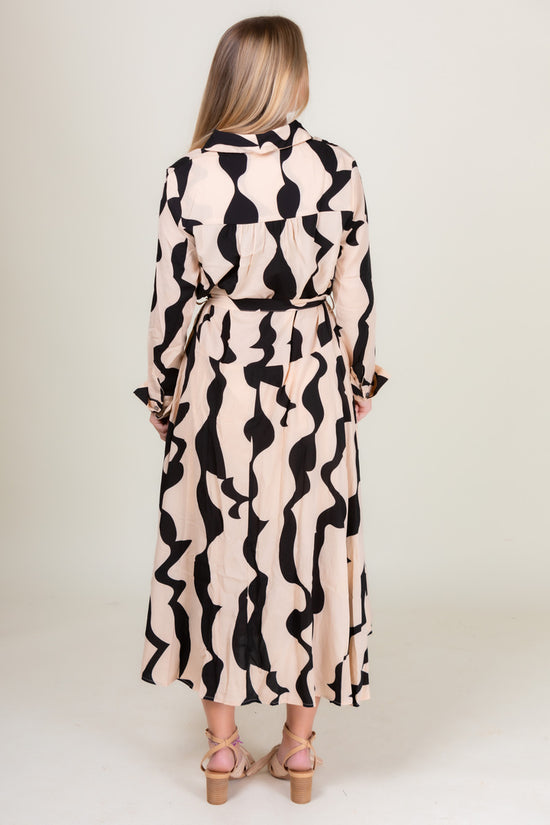 The Blakely Button Up Midi Dress