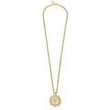 Susan Shaw | Long Mother of Pearl Jerusalem Cross Necklace