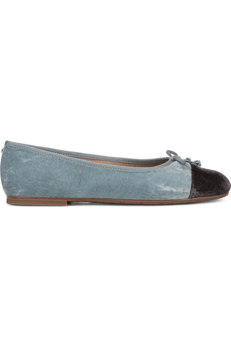 Sam Edelman | Alie 2 Ballet Flat in Azure Blue Suede