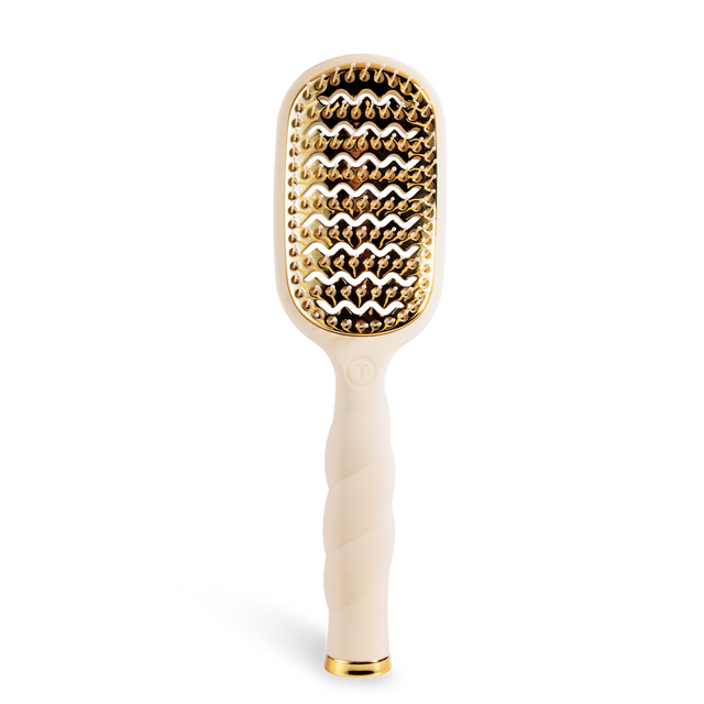 Teleties | Vented Hair Brush | Tan