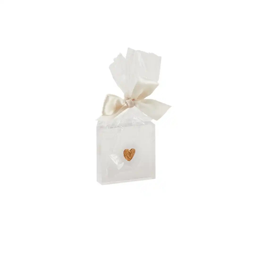 Mudpie | Gold Heart Mini Acrylic Sitter